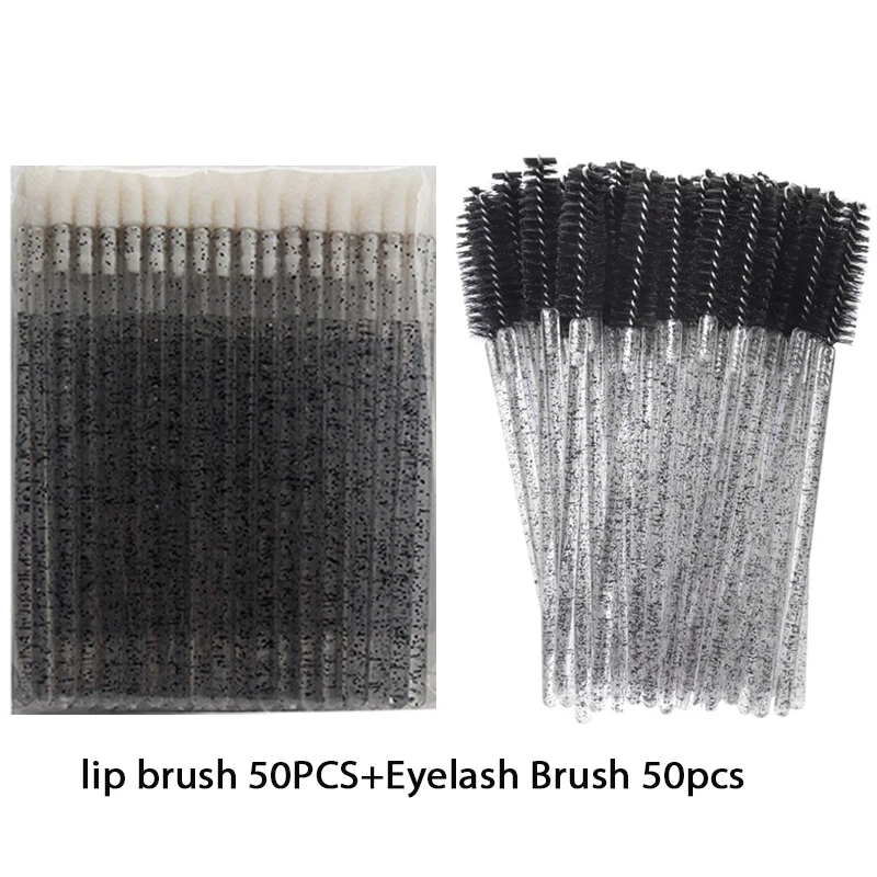 Brushes Lip 100PCS Disposable  - Beauty Makeup Kit 评论和价格