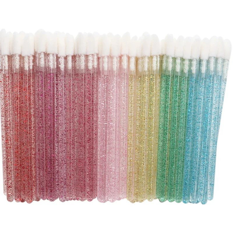 Brushes Lip 100PCS Disposable  - Beauty Makeup Kit 评论和价格