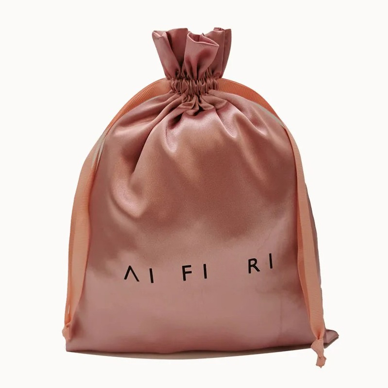 Custom Logo Satin Drawstring B - Makeup Beauty House 评论和价格