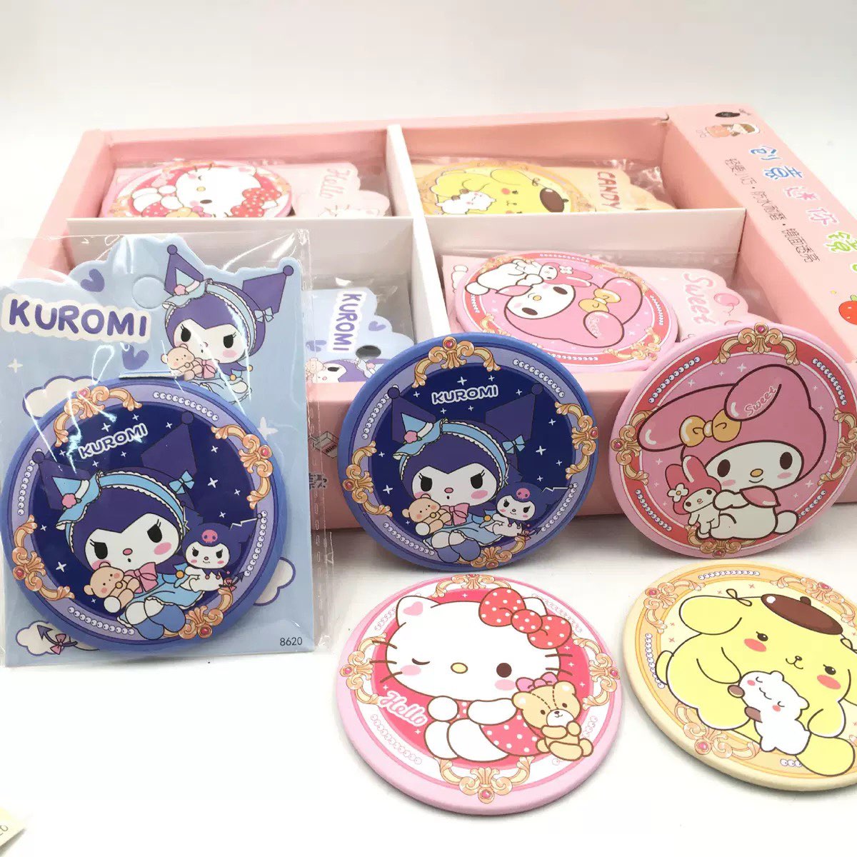 Sanrio Mini Mirror Kuromi My M - Beauty Makeup Kit For Kids 评论和价格