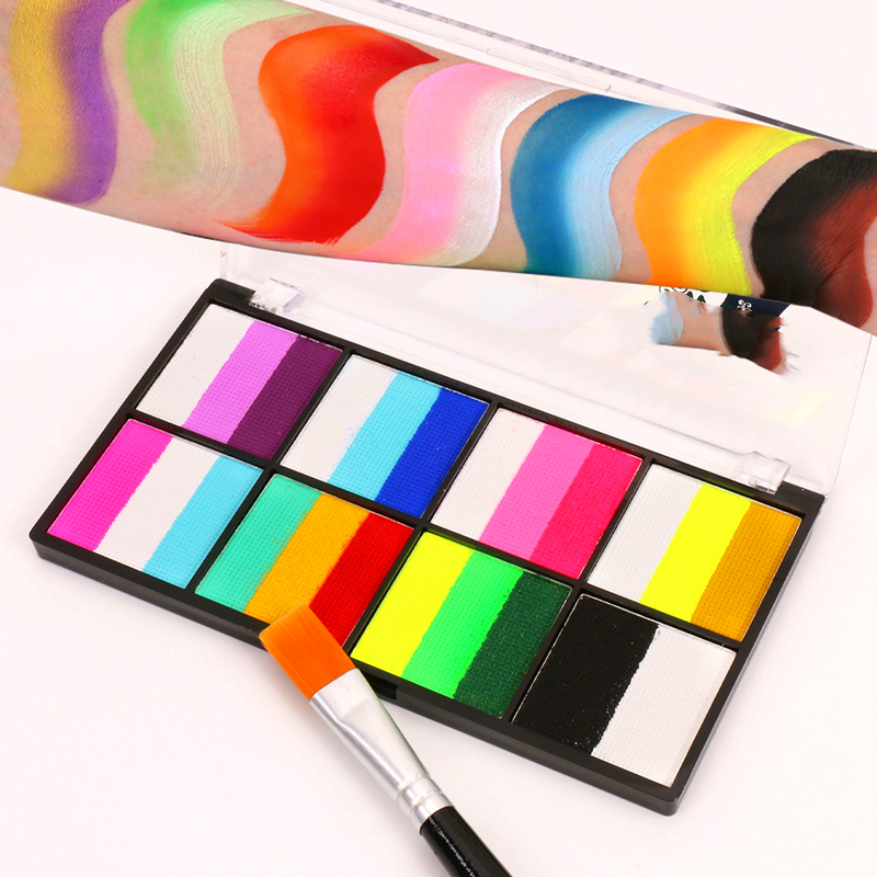 Water-Soluble Rainbow Palette  - Beauty Makeup Kit For Kids 评论和价格